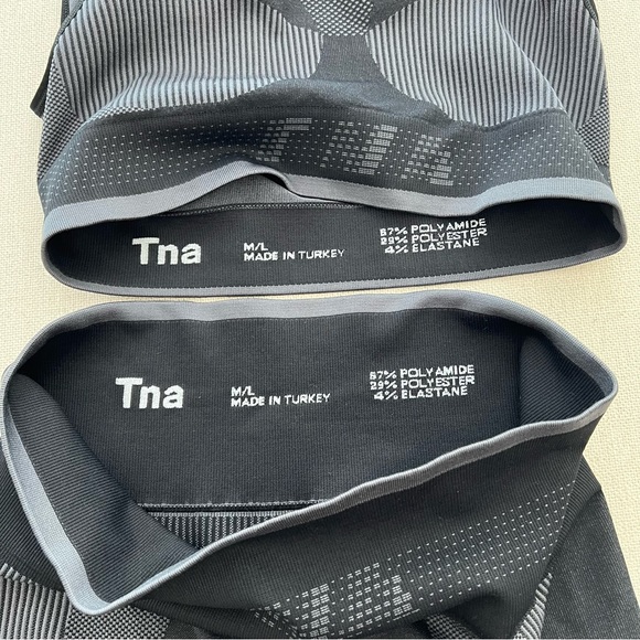 TNA 2-Piece Seamless Knit Top and Short Set - Picture 5 of 5